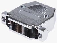 mhccov-25sc-mp MH Connectors MHCCOV-MP Series ABS D Sub Backshell, 25 Way, Strain Relief