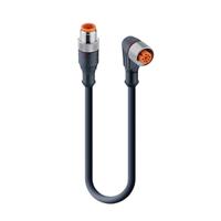11855-rst-4-rkwtled-f-4-2255-m Lumberg Automation Male 4 way M12 to Female 4 way M12 Sensor Actuator Cable