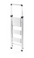 259-5113 RS PRO 3 Tread Aluminium Steps 680mm Platform Height, Silver