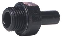 pm051004e John Guest PM Series Straight Threaded Adaptor, R 1/2 Male to Push In 10 mm, Threaded-to-Tube Connection Style