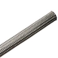173-00800-hegemip08-petsncu-ml HellermannTyton Expandable Braided PET, Tin Plated Copper Black, Grey Cable Sleeve, 8mm Diameter, 100m Length,