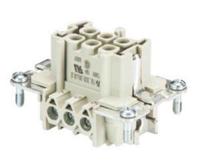7030006400 Wieland Female insert, 6 Way, 16A, Female, BAS BUS, Panel Mount, 500 V