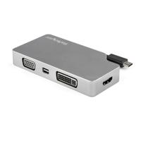 cdpvdhdmdp2g StarTech.com USB C to DVI, HDMI, Mini DisplayPort, VGA Adapter, USB 3.1, 1 Supported Display(s) - 4K @ 60Hz