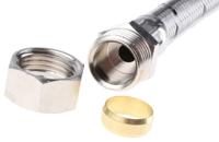 711-8442 RS PRO Hose Assembly, Female BSP 1/2in to Compression 15mm, 15 bar, 300mm Long