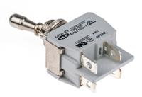 641h2-2v APEM Toggle Switch, Panel Mount, On-Off, DPST, Tab Terminal
