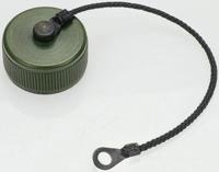 418-6033-15p0501-04 Amphenol Limited TV MIL-DTL-38999 Plug Dust Cap, Shell Size 15, with Zinc Cobalt over Nickel Finish
