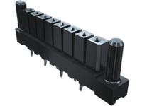 ipbs-110-01-t-d-gp Samtec IPBS Series Straight Through Hole Mount PCB Socket, 20-Contact, 2-Row, 4.19mm Pitch, Solder Termination