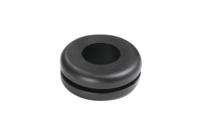633-01010-hv1101-pvc-fr-bk HellermannTyton HV Black PVC 19mm Cable Grommet for Maximum of 12mm Cable Dia. 633-01010 HV1101-PVC-FR-BK