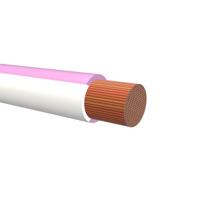 50992-62-100 NEMIQ 50992 Series Pink/White 0.75 mm² Hook Up Wire, 1, 100m, Polyvinylchloride Insulation,