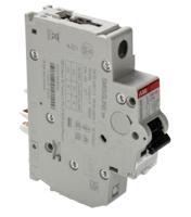 2ccs571001r0164-s401m-c16 ABB SMISSLINE TP S400M MCB, 1P, 16A Curve C, 240V AC, 25 kA Breaking Capacity