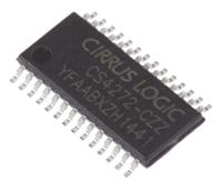 cs4272-czz CS4272-CZZ, Audio Codec IC, 2-Channel, 28-Pin TSSOP