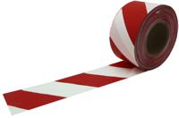 125-2187 RS PRO RSNA 580 RB Red/White High-Density Polyethylene 500m Lane Marking Tape, 0.025mm Thickness