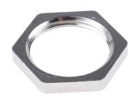 d4320104 SIB Nickel Nickel Plated Brass Cable Gland Locknut, M20 Thread
