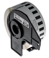 dk22211 Brother White Black Print Label Roll, 29mm Width, 1Roll Qty