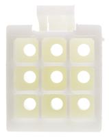 172169-1 TE Connectivity, Mini-Universal MATE-N-LOK Male Connector Housing, 4.2mm Pitch, 9 Way, 3 Row