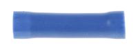 534-648 RS PRO Butt Splice Connector, Blue, Insulated, Tin 16 → 14 AWG
