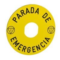 zby8430 Schneider Electric Legend, Parada De Emergencia
