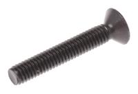 292-451 RS PRO Black, Self-Colour Steel Hex Socket Countersunk Screw, DIN 7991, M4 x 25mm
