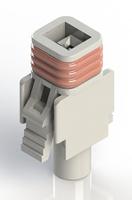 572-001-000-200 EDAC Wire to Wire Connector Cable Mount Socket, 1P, Crimp Termination, 10A, 300 V