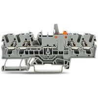 2002-1871401-000 WAGO 2002-1871/401-000 TOPJOB S Series Grey, 2.5mm², 1-Level, Push In Termination, ATEX, CSA, IECEx