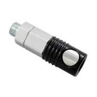 18kpaw17apx Legris Anodised Aluminium, Nickel Plated Brass Male Pneumatic Quick Connect Coupling, BSPP 3/8 in Male Male Thread