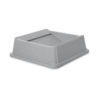 fg266400gray Rubbermaid Commercial Products Grey Rubber Waste Bin Lid for Waste Bin, 158.8mm