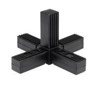 274-1126 RS PRO Steel Core 5-Way Connector, Square Tube Connector, Strut Profile 25 mm