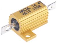 hs10-120r-j Arcol, 120Ω 10W Wire Wound Chassis Mount Resistor HS10 120R J ±5%