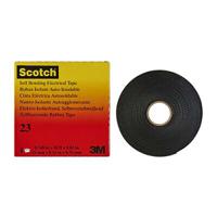 scotch-23-7x25 3M Scotch® 23 Black EPDM Electrical Tape, 25mm x 7m