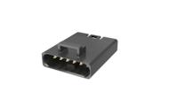 flhp6300 Amphenol Communications Solutions FLHP630 Series Straight Wire Mount PCB Socket, 6-Contact, 1-Row, 2.5mm Pitch, Poke-In