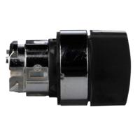 zb4bd3 Schneider Electric Harmony XB4 Series 3 Position Selector Switch Head, 22mm Cutout, Black Handle