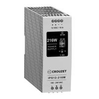 89452241 Crouzet 89452 Linear DIN Rail Power Supply, 90 → 264V ac ac Input, 12V dc dc Output, 18A Output, 216W