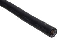 821-3254 RS PRO 6 mm² 5 Core Power Cable, H07RN-F, Black CPE, 50m