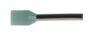 157-1222 RS PRO Insulated Crimp Bootlace Ferrule, 8mm Pin Length, 0.8mm Pin Diameter, 0.34mm² Wire Size, Turquoise