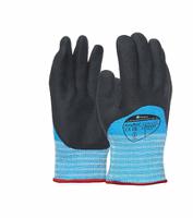phykc-08 Polyco Healthline Polyflex Hydro KC Blue Nylon Reusable Gloves, Size 8, Nitrile Foam Coating