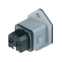 930647106-stakei-2 Hirschmann, ST IP54 Black, Grey Panel Mount 2P + E Industrial Power Socket, Rated At 16A, 250 V