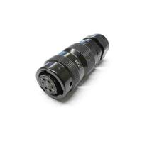 con300 Gefran Circular Connector, 6 Contacts, Cable, Standard Connector, Plug, Female, IP40, IP65, IP67, CON Series