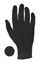 gm0093 Unigloves GM009* Black Powder-Free Nitrile Disposable Gloves, Size M, 100 per Pack