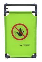 840-0593 RS PRO Grey & Yellow Polyester Folding Barrier