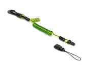 101371 Never Let Go 30cm → 95cm PU Outer/Stainless Steel Tool Lanyard Lanyard, 1kg Capacity