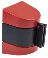 829-9071 RS PRO Black & Red Polyester Retractable Barrier, 4.6m, Red Tape
