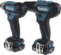 clx228aj Makita CLX228AJ, 12V Cordless Cordless Power Tool Kit - Power Tools Kit, Type G - British 3-pin