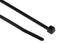 111-01980-t18r-pa66-bk HellermannTyton Cable Tie, 100mm x 2.5 mm, Black Polyamide 6.6 (PA66), Pk-1000