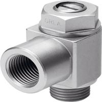 grlz-m3 Festo Manual Supply Air One Way Flow Control Pneumatic Control Valve GRLZ Series, Metric M3, M3, 175040