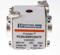 x300055 Mersen 200A size 30 FF Square Body Fuse, aR, 700V