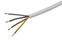 836-0757 RS PRO Fire Performance 2.5 mm² 4 Core Power Cable, H05Z1Z1-F, White Thermoplastic, 100m