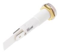 c027500fal Arcolectric (Bulgin) Ltd 0275 Series Green Filament Indicator, 24V, 10mm Mounting Hole Size, Solder Tab Termination,