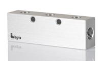 3313-10-13-03 Legris 3313 6 Outlet Manifold, G 1/4 G 1/8