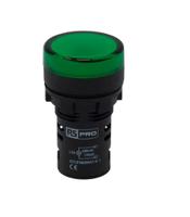 271-7484 RS PRO, Panel Mount Green LED Pilot Light, 22mm Cutout, IP65, Round, 230V ac
