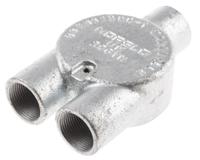 763-9191 RS PRO Y Box, Conduit Fitting, 25mm Nominal Size, Steel